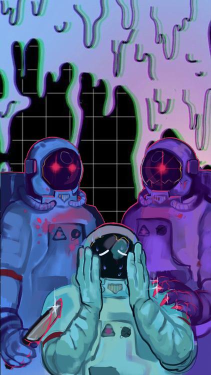 Among Us Creepy hd background