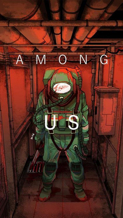 Among Us Creepy hd background