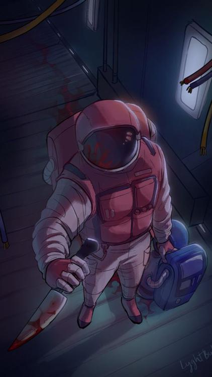 Among Us Creepy hd background