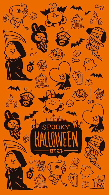 BT21 Halloween21 hd wallpapers