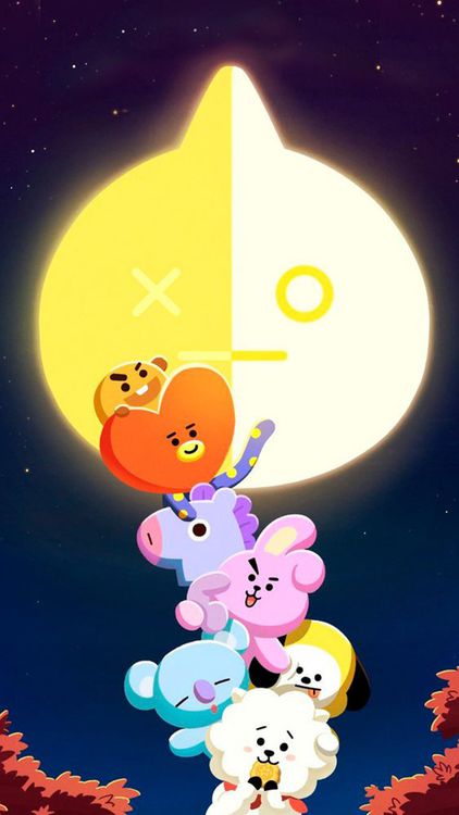 BT21 Multipleshine hd background
