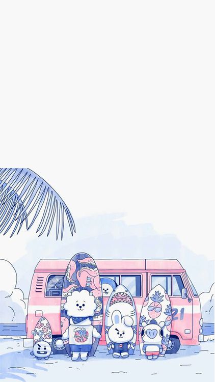 BT21 Multipleshine hd background