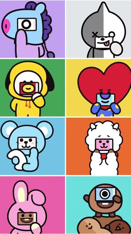 BT21 Multipleshine hd wallpapers