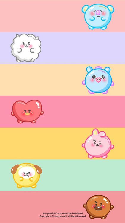 BT21 Multipleshine hd wallpapers