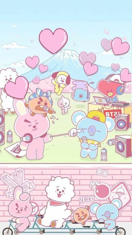BT21 Multipleshine hd background