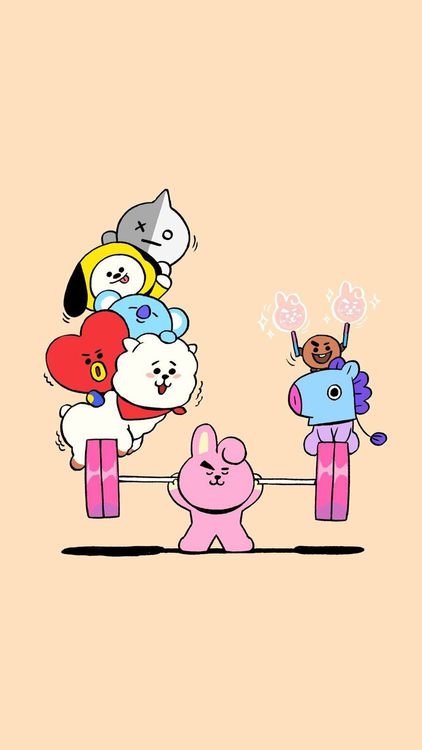 BT21 Multipleshine hd background