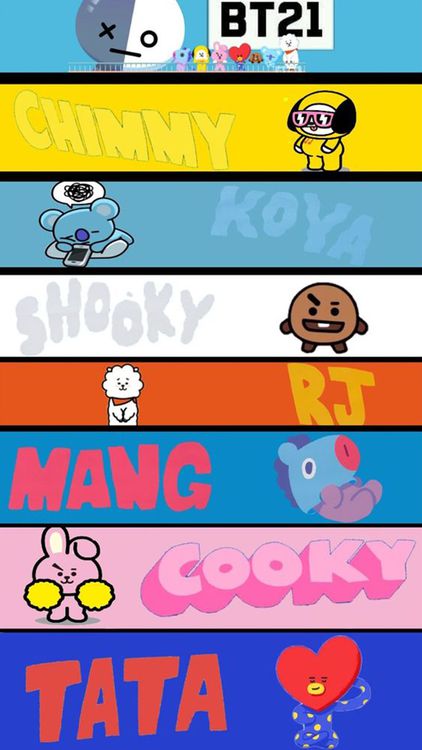 BT21 Multipleshine hd wallpapers