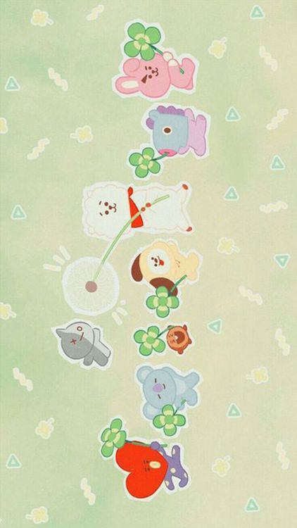 BT21 Multipleshine hd background