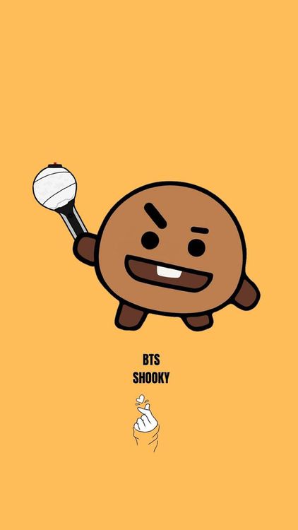BT21 Shooky hd background