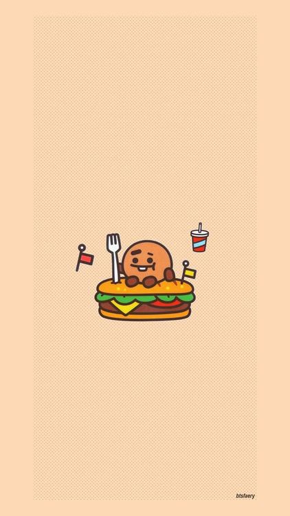 BT21 Shooky hd background