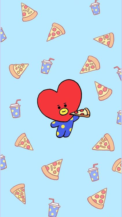 BT21 Tata hd background
