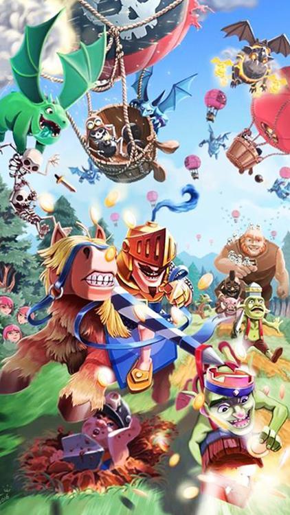 Clash Of Clans/Royale Mixed hd background