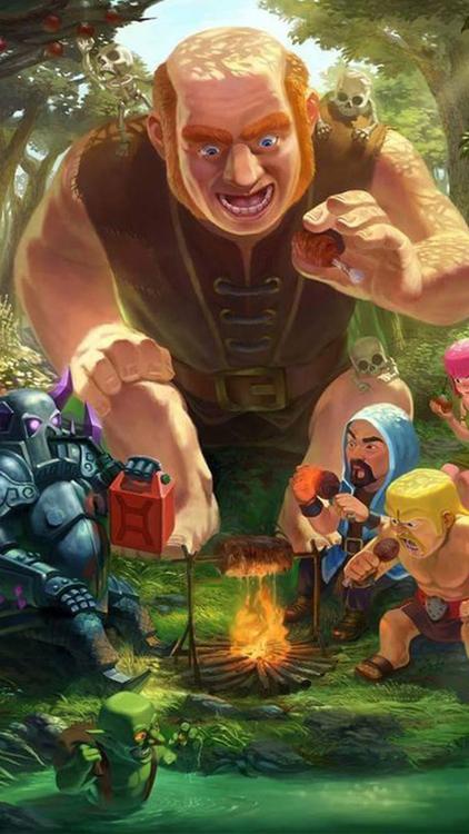 Clash Of Clans/Royale Mixed hd background