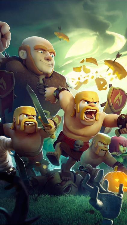 Clash Of Clans/Royale Mixed hd background