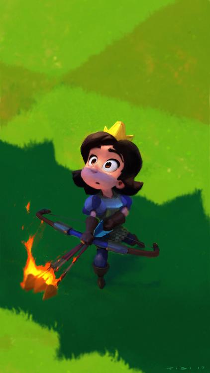 Clash Of Clans/Royale Princess hd background
