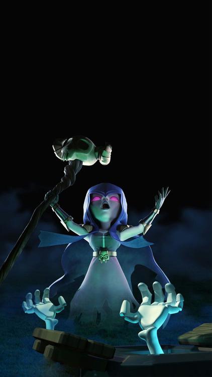 Clash Of Clans/Royale Witch hd background