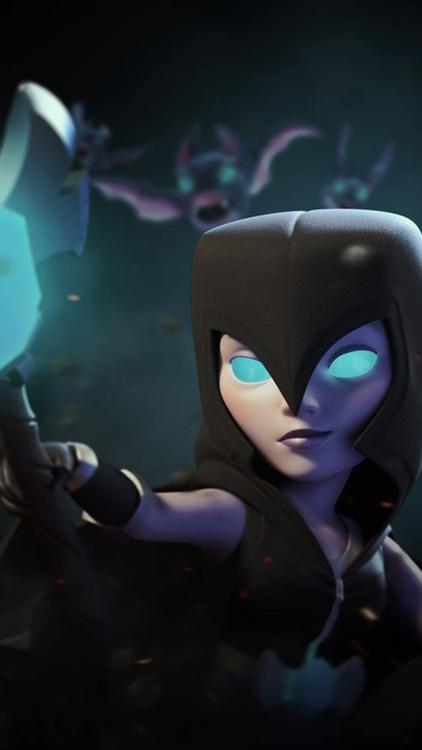Clash Of Clans/Royale Witch hd wallpapers
