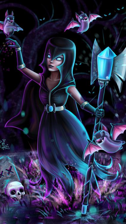 Clash Of Clans/Royale Witch hd wallpapers
