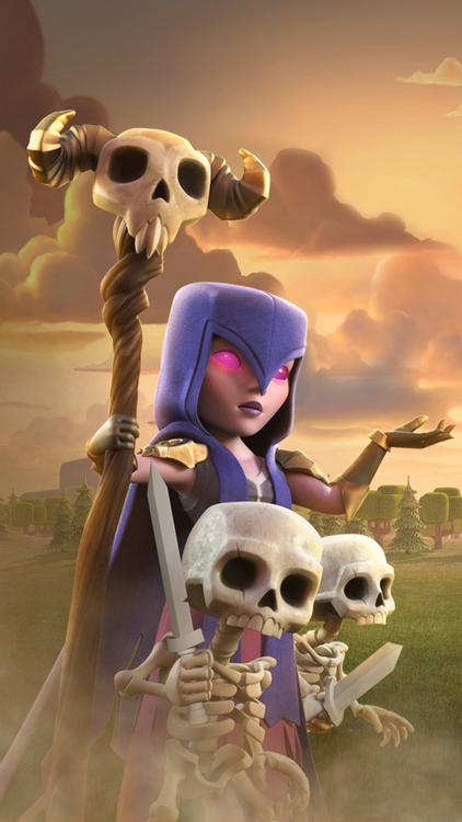 Clash Of Clans/Royale Witch hd wallpapers