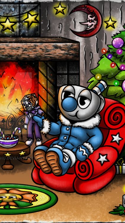 Cuphead A Very Devil Christmas hd wallpapers