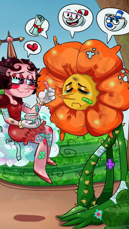 Cuphead Cagney Carnation hd background