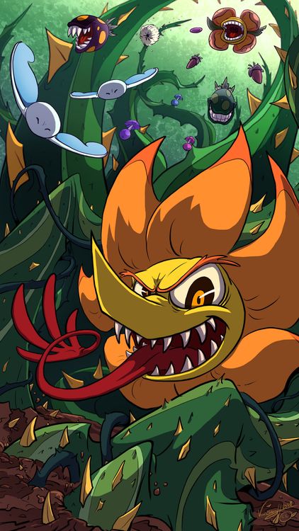 Cuphead Cagney Carnation hd wallpapers