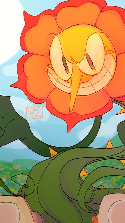 Cuphead Cagney Carnation hd background