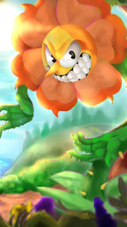 Cuphead Cagney Carnation hd background