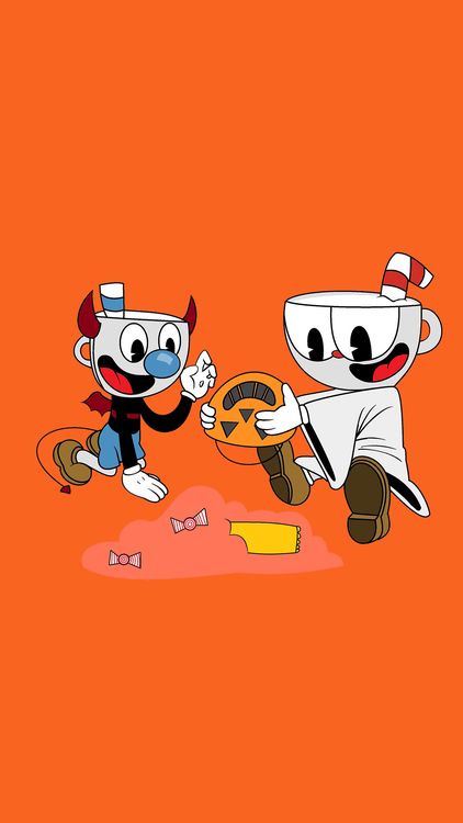 Cuphead Halloween Cup hd background
