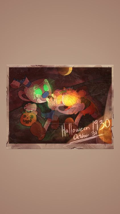 Cuphead Halloween Cup hd background