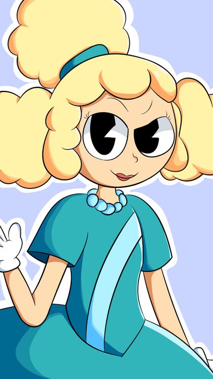 Cuphead Sally Stageplay hd background