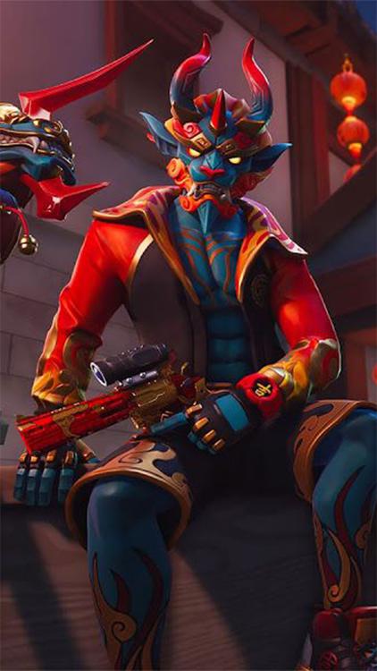 Fortnite Firewalker hd background