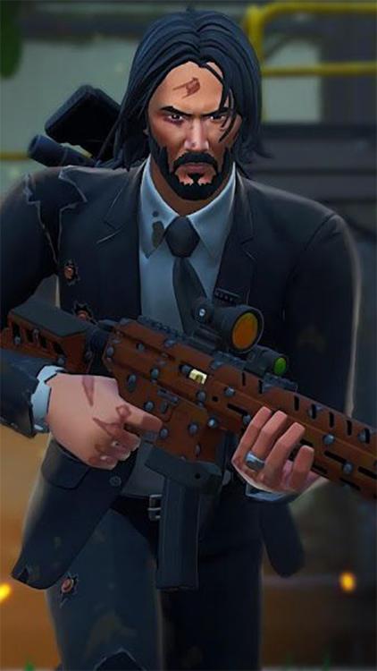 Fortnite John Wick hd background