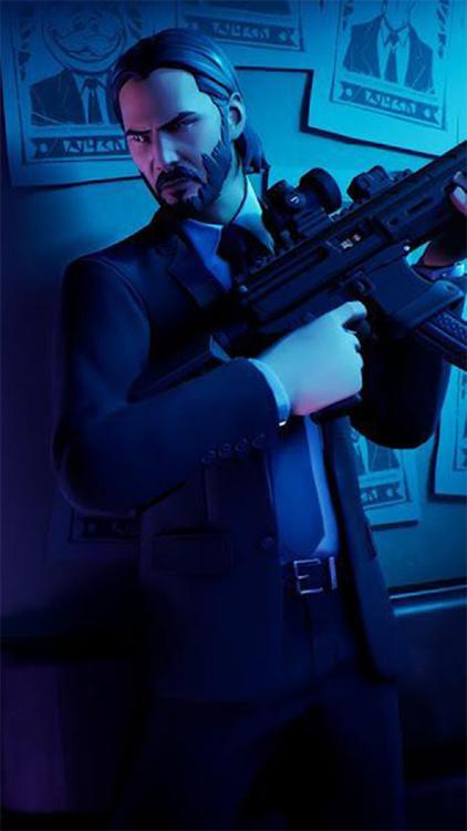 Fortnite John Wick hd background