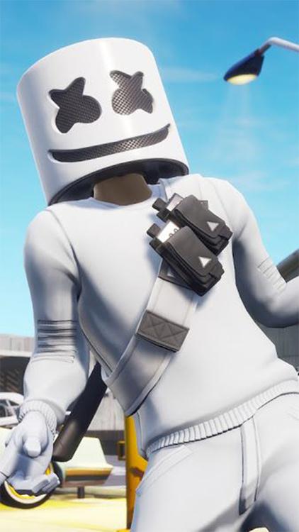 Fortnite Marshmallow hd background