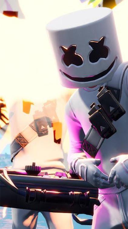 Fortnite Marshmallow hd background