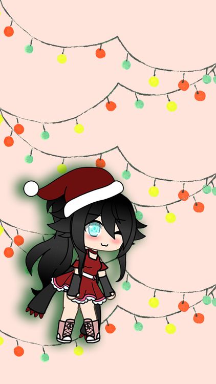 Gacha Life Gacha Xmas hd background
