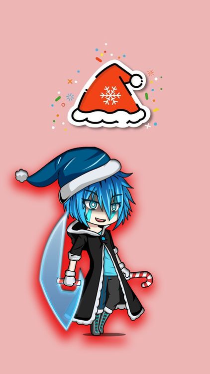 Gacha Life Gacha Xmas hd background