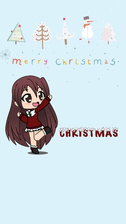Gacha Life Gacha Xmas hd background
