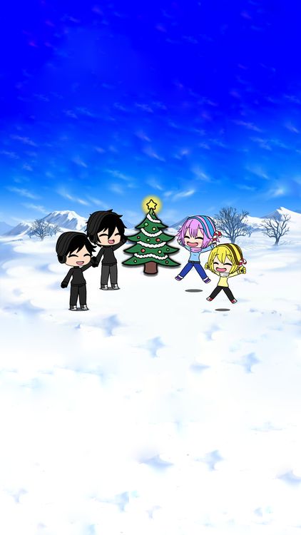 Gacha Life Gacha Xmas hd wallpapers