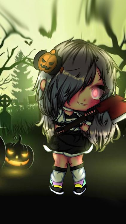 Gacha Life Halloween Gacha hd wallpapers