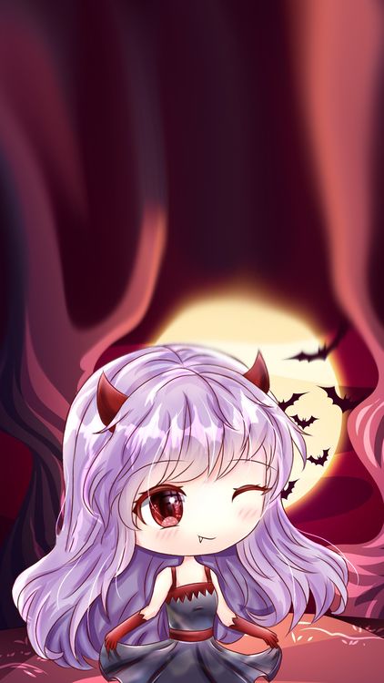 Gacha Life Halloween Gacha hd background