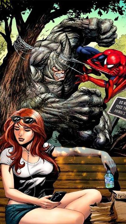 Spider Man Mary Jane hd background