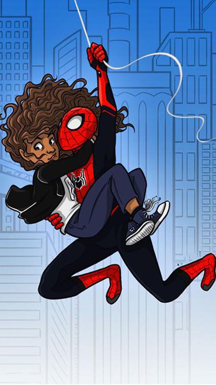 Spider Man Mary Jane hd background