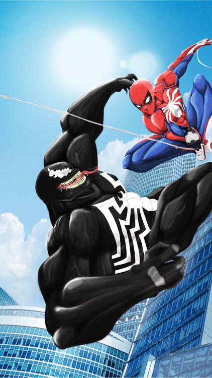 Spider Man Venom hd background