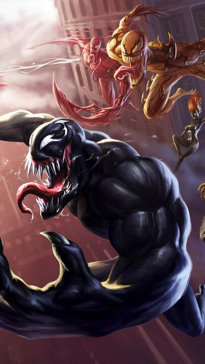 Spider Man Venom hd background