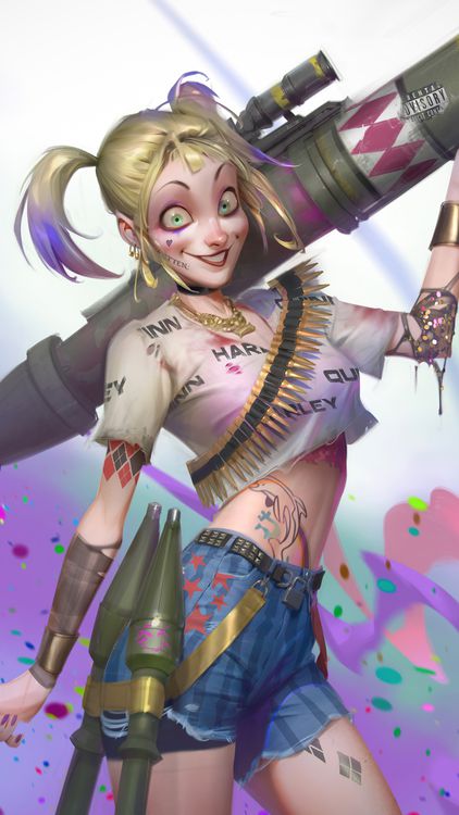 Superheroes Harley Quinnn hd background