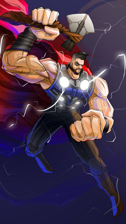 Superheroes Thor hd background