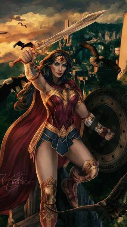 Superheroes Wonder Woman hd background